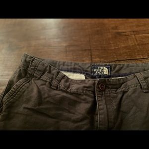 North Face charcoal shorts